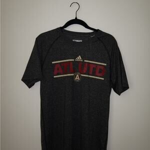 Adidas Men's Charcoal ATL UTD Tee Medium